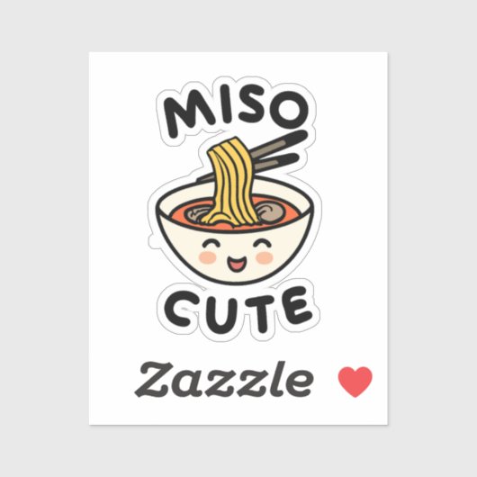 Miso Schattigee soeplever Sticker (Vel)