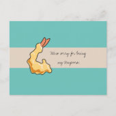 "Miso Sorry voor het verliezen van mijn Tempura" A Briefkaart (Voorkant)