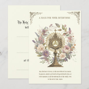 Misofferbloemen Goddelijke Lofprijzingen Eucharist Kaart