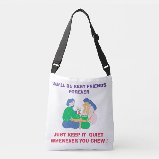 Misofone Mood Boodschappentas Crossbody Tas (Voorkant)