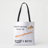 Misofone stemming tote bag (Voorkant)