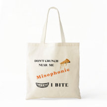 Misofone stemming tote bag