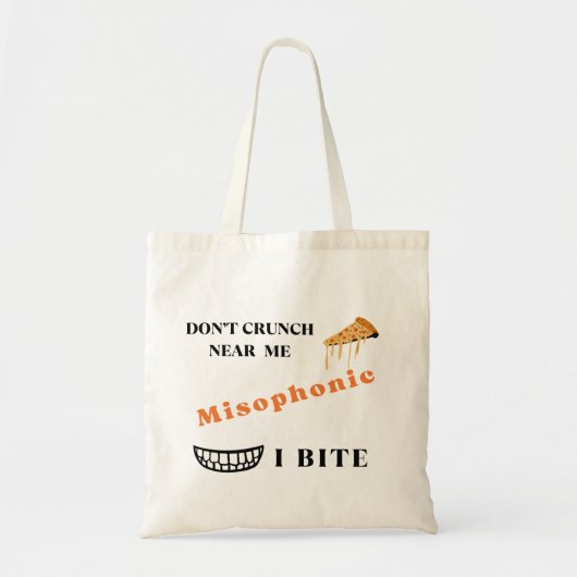 Misofone stemming tote bag (Voorkant)
