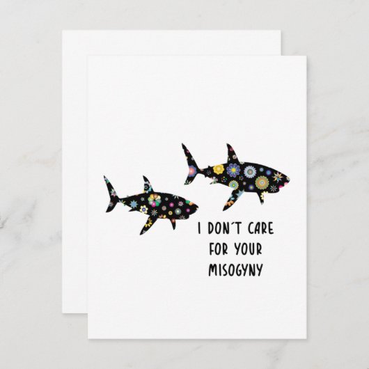 Misogyny Shark (Voorkant / Achterkant)