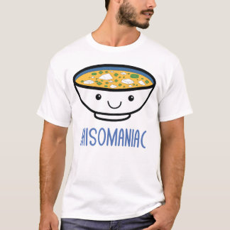 Misomaniac Funny Miso Japans soep Kawaii Anime T-shirt