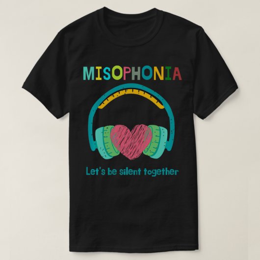 Misophonia Let's Be Silent Together Pullover  (Design voorkant)