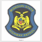 MISOURI STATE HIGHWAY PATROUILLE STICKER (Vel)