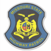 MISOURI STATE HIGHWAY PATROUILLE STICKER (Voorkant)