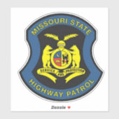 MISOURI STATE HIGHWAY PATROUILLE STICKER (Vel)