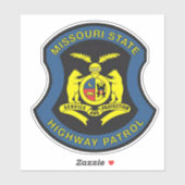 MISOURI STATE HIGHWAY PATROUILLE STICKER (Vel)