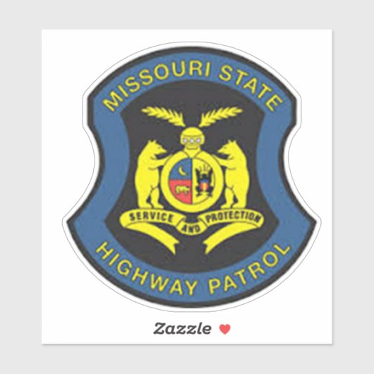 MISOURI STATE HIGHWAY PATROUILLE STICKER (Vel)