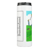 Misplaatste T-shirt-off Cartoon - Funny Thermosbeker (Achterkant)