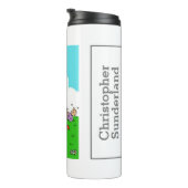 Misplaatste T-shirt-off Cartoon - Funny Thermosbeker (Geroteerd rechts)