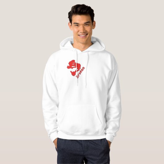 Misprint Broken Hoodie (Voorkant volledig)
