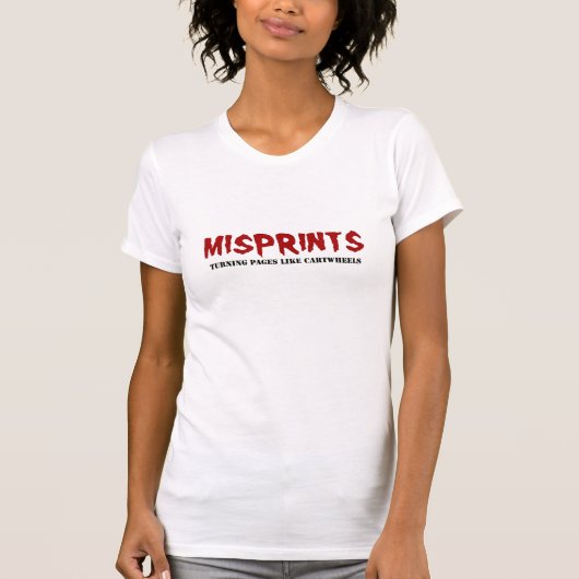 MISPRINTS_cartwheels_white T-shirt (Voorkant)