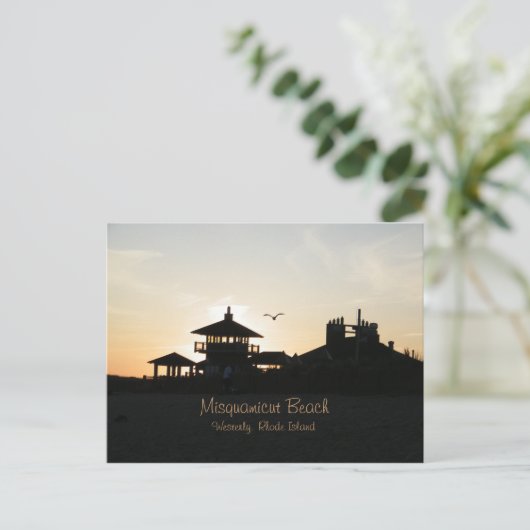 Misquamicut Beach Briefkaart (Staand voorkant)