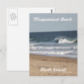 Misquamicut Beach, Rhode Island Briefkaart (Voorkant / Achterkant)