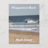 Misquamicut Beach, Rhode Island Briefkaart (Voorkant)