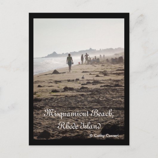 Misquamicut Beach, Rhode Island Briefkaart (Voorkant)