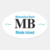 MISQUAMICUT BEACH stickers (4) (Voorkant)