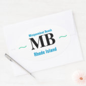 MISQUAMICUT BEACH stickers (4) (Envelop)