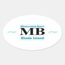 MISQUAMICUT BEACH stickers (4)