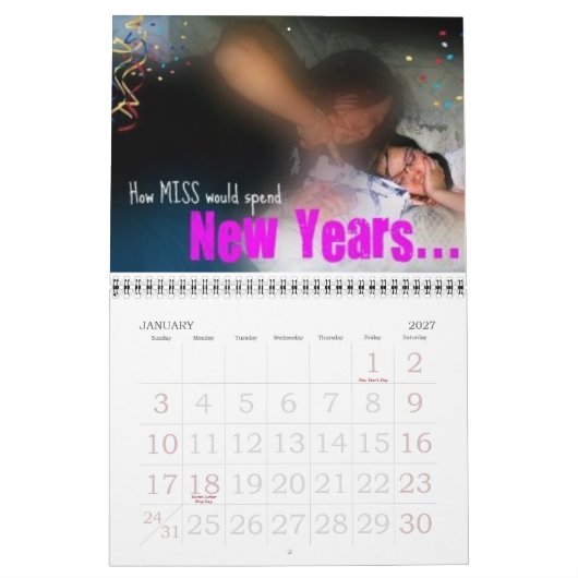 MISS 2009-kalender Kalender (Jan 2027)