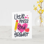 Miss 2e graad eerste dag van tweede rang G Kaart (Gele Bloem)