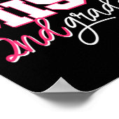 Miss 2e graad Hallo Tweede graad Poster (Hoek)