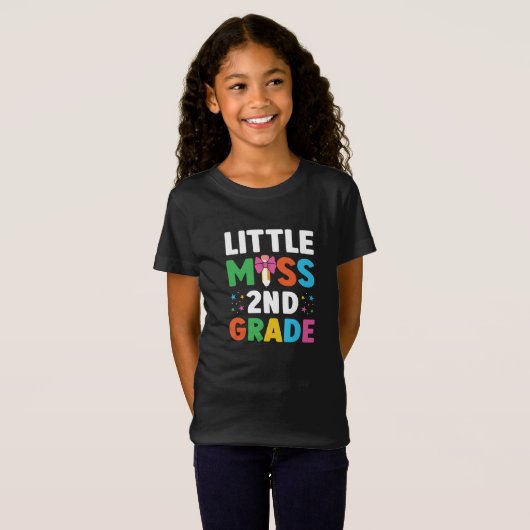 Miss 2nd Grade T-shirt (Voorkant volledig)