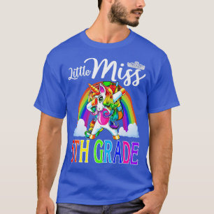 Miss 5th Grade Unicorn eerste schooldag T-shirt