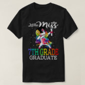Miss 7th Grade Afstuderen Unicorn ver2 T-shirt (Design voorkant)