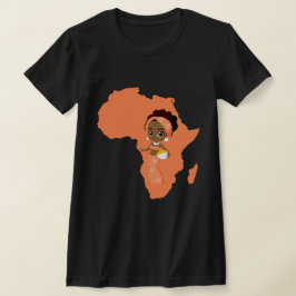 Miss Afrika | Trotse Afro Meisje | T-shirt
