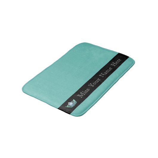 Miss America Aqua Crown Badmat (Gekanteld)