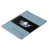 Miss America Baby Blue Crown Notitieboek - Aangepa (Linkerzijde)