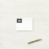 Miss America Baby Blue Crown Post-it-Notes Post-it® Notes (Op bureau)