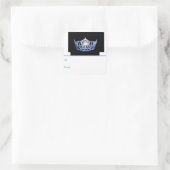 Miss America Blue Crown Peel & Stick Gift Labels (Tas)
