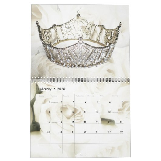 Miss America Crown Calendar Kalender (Feb 2026)
