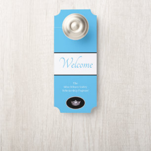 Miss America Crown door Hanger Welkomstnaam
