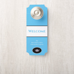 Miss America Crown door Hanger Welkomstnaam