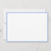 Miss America Crown Flat Note Cards-Blue Notitiekaartje (Achterkant)