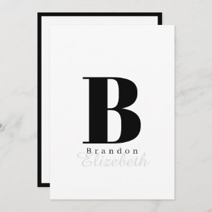 Miss America Crown Flat Note Cards-Sky Black Notitiekaartje