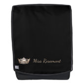 Miss America Crown gepersonaliseerde Bold Face rug Rugtassen (Voorkant)