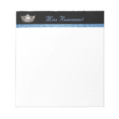 Miss America Crown Notepad Notitieblok (Voorkant)
