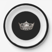 Miss America Crown Pageant Party Paper Bord (Voorkant)