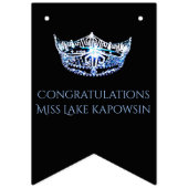 Miss America Crown Party Bunting Banner (Tweede vlag)