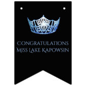 Miss America Crown Party Bunting Banner (Eerste vlag)