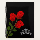 Miss America Crown & Red Roses Planner (Voorkant)