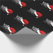 Miss America Crown & Santa Hat-kerstcadeautje Cadeaupapier (Hoek)