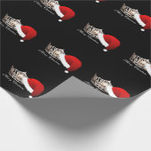 Miss America Crown & Santa Hat Kerstmiscadeautje Cadeaupapier (Hoek)